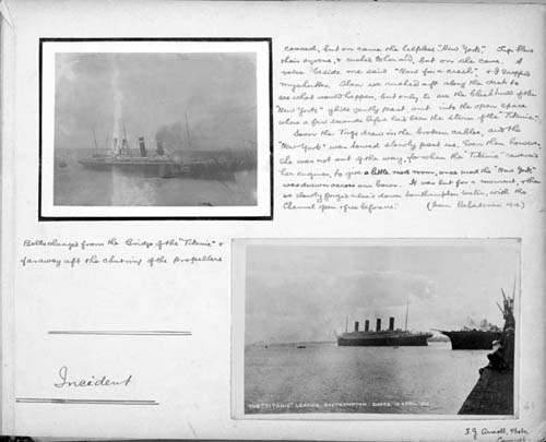 Из фотоальбома Фрэнка Брауна, посвященного Титанику.