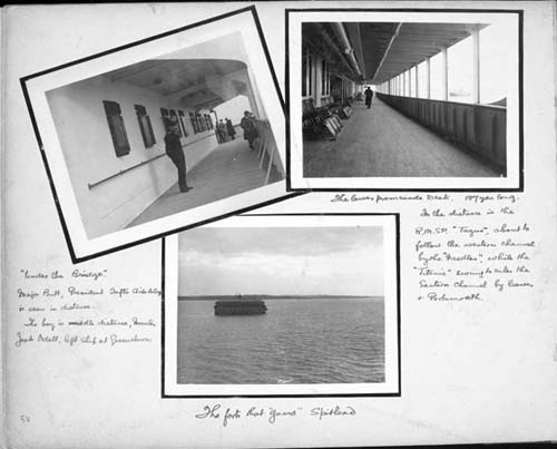 Из фотоальбома Фрэнка Брауна, посвященного Титанику.